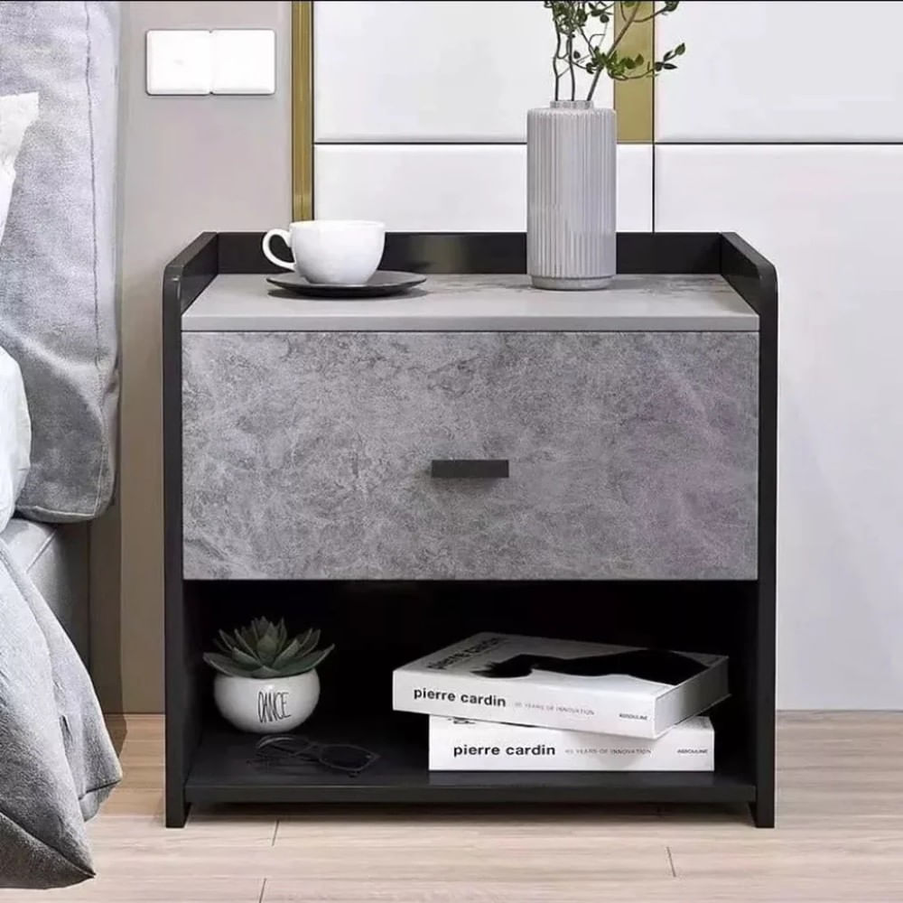 Velador Nórdico Masiel Color Ibiza\Negro TU MESITA