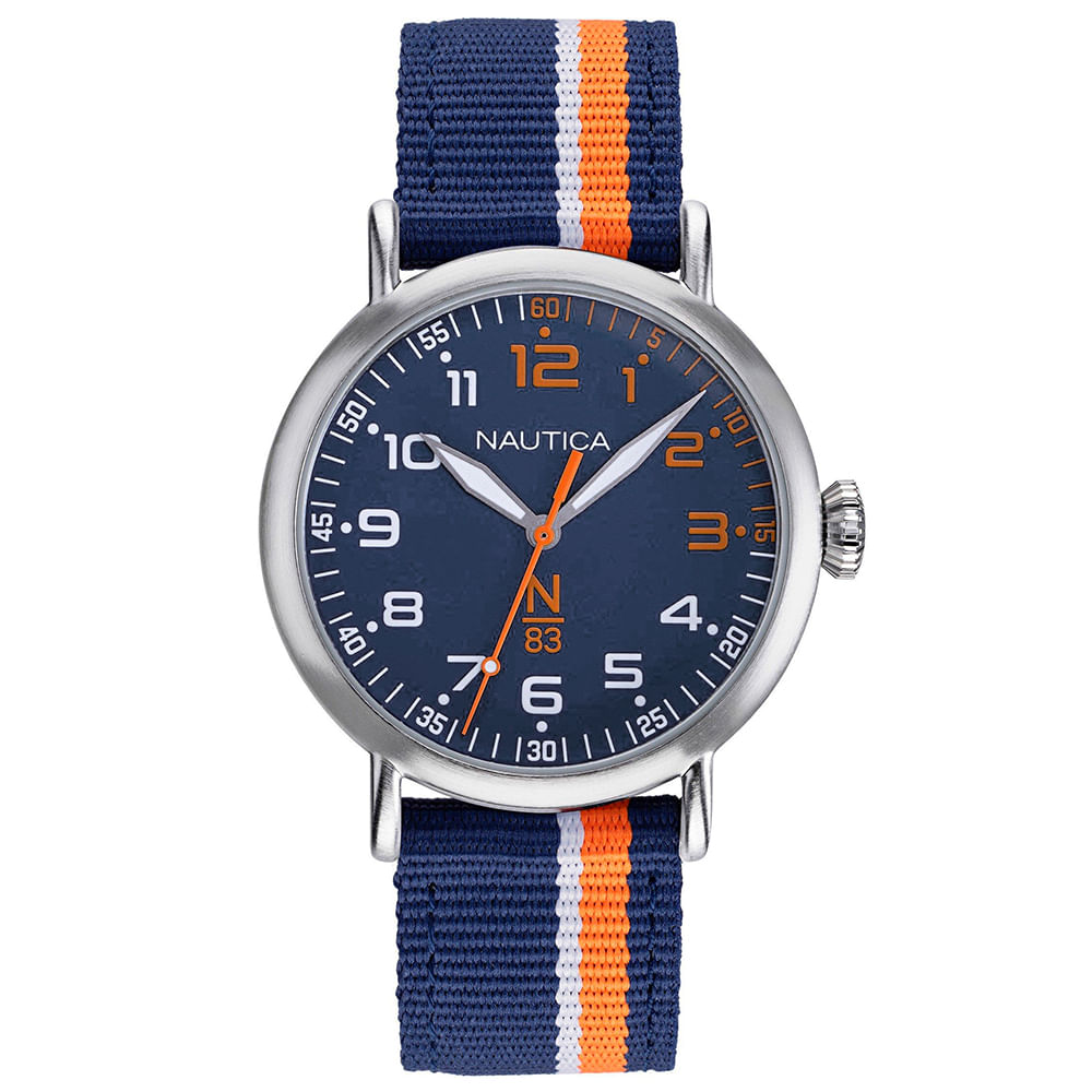 Reloj Nautica Wakeland NAPWLS912 Correa de Nylon Dial Azul