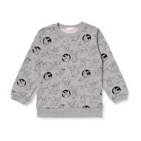 Pokemon Polera Niños 6-7 Años Plomo