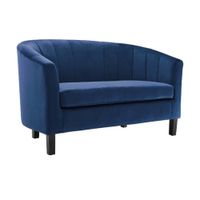 Sofá Emil de 2 cuerpos - Azul