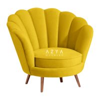 Butaca Abanico Amarillo Azya Muebles