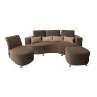 Juego de Sala Paris Marrón  Azya Muebles