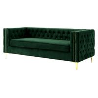 Sofá Isabella de 3 cuerpos - Verde