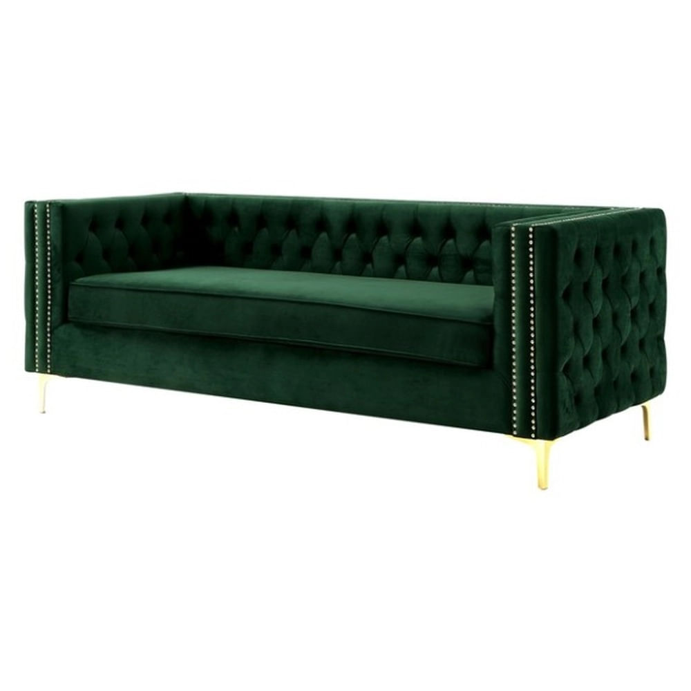 Sofá Isabella de 3 cuerpos - Verde