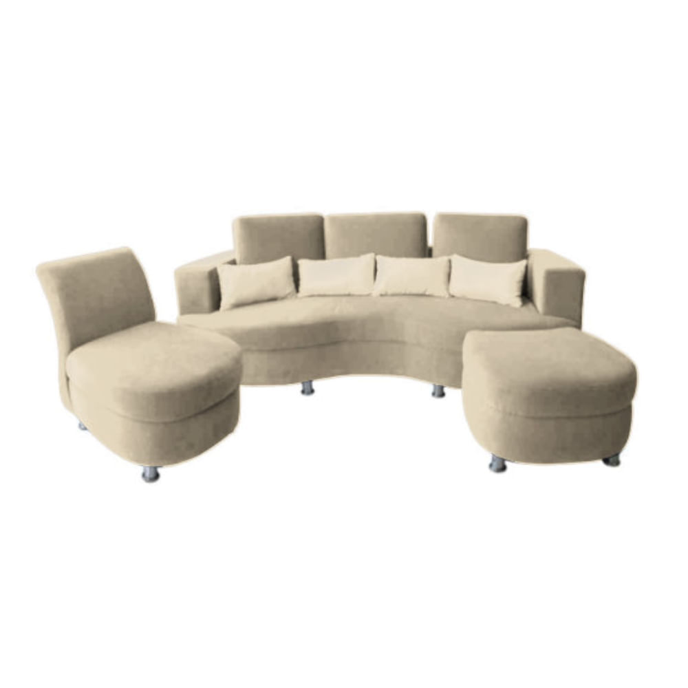 Juego de Sala Paris Beige Azya Muebles