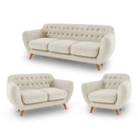 Juego de Sala Ceres 3-2-1 - Beige