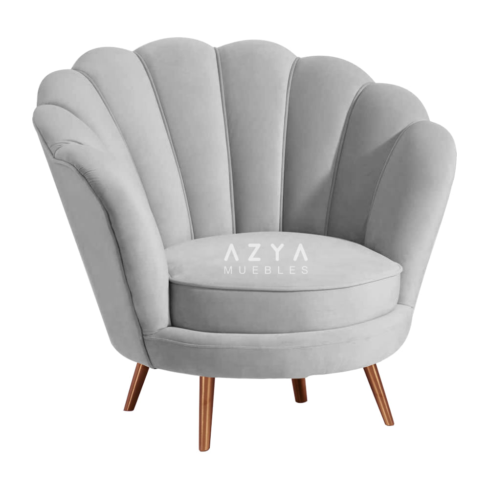 Butaca Abanico Gris Azya Muebles
