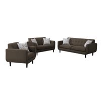 Juego de Sala Bucarest Marrón Azya Muebles