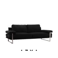 Sofá Barcelona de 3 cuerpos - Negro