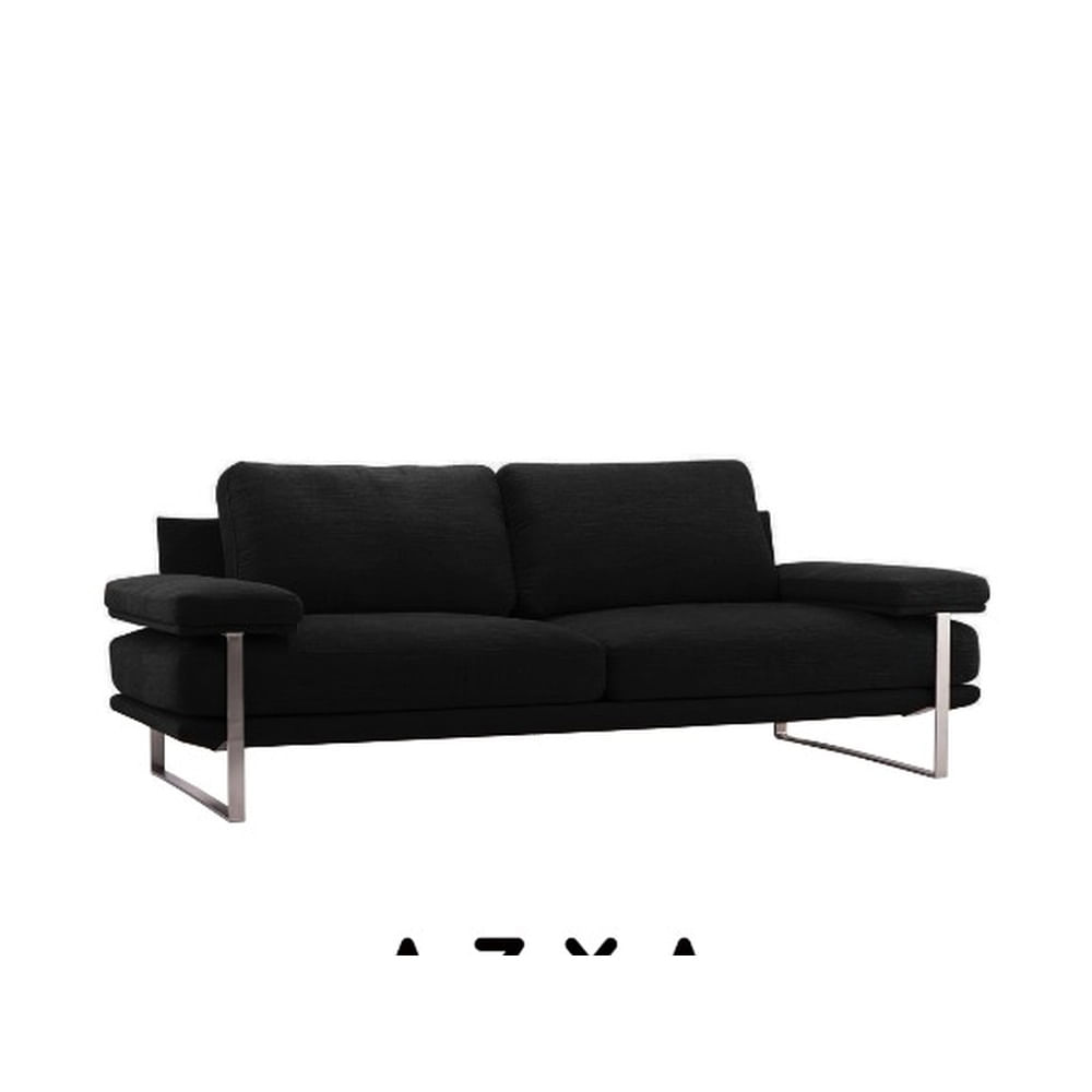 Sofá Barcelona de 3 cuerpos - Negro