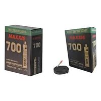 DOS CAMARA MAXXIS 700 VÁLVULA PRESTA, DELGADA PARA BICICLETA