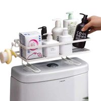 Organizador De Baño Sobre El Inodoro De 1 Nivel Blanco