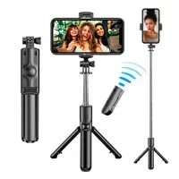 Trípode Selfie Stick S03 Bluetooth con Control Remoto y Rotación 360°  (0)