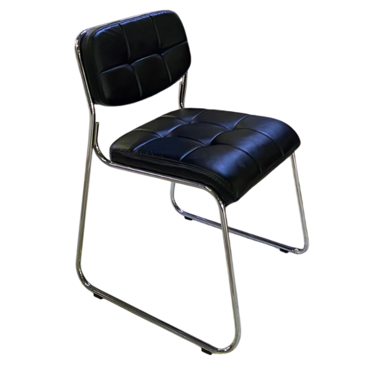 Silla Fija IM-VIVA Silla de Visita color Negro