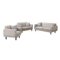 Juego de Sala Bucarest Beige Azya Muebles