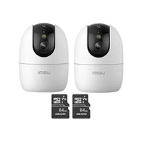 Kit 2 Cámara seguridad WiFi Ranger 2 Pro 3K 5MP S2EN-5R1S + Micro SD 64GB  para interiores Botón de