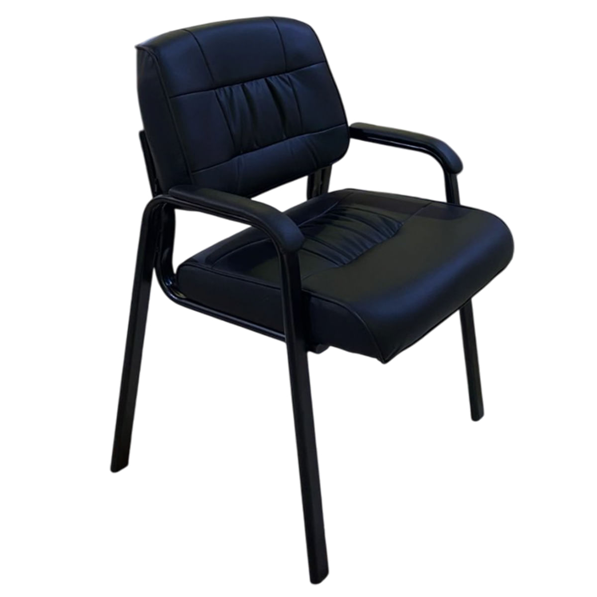Silla Fija IM-LUKA Silla de visita color negro