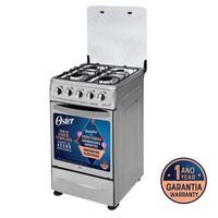 Cocina Oster a Gas 4 Hornillas OS PGSC20G4HTSS Plateado - !OFERTON!!