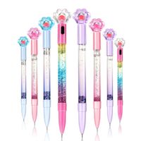 Pack 4 Lapiceros Lluvia Glitter Kawaii
