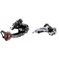 DESCARRILALDOR SHIMANO TZ + DESVIADOR MEGA DOBLE TIRO BCICICLETA