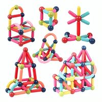 Juego Didáctico de Bloques Magnéticos de 42 Pz para Niños Niñas
