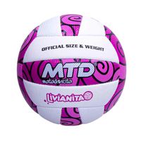 PELOTA PARA VÓLEY TALLA #5 PU COSIDO LIVIANITA MTD ROSA