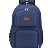 Mochila Pañalera Grande Para Bebé Azul