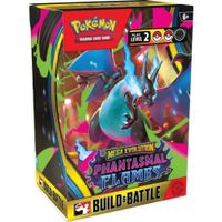 Cartas Pokemon TCG - Paquetón Mega Evolution Phantasmal Flames Build Battle 80 Cards (Inglés)