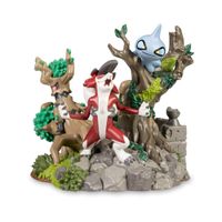 Pokemon Center Estatua Lycanroc Howling