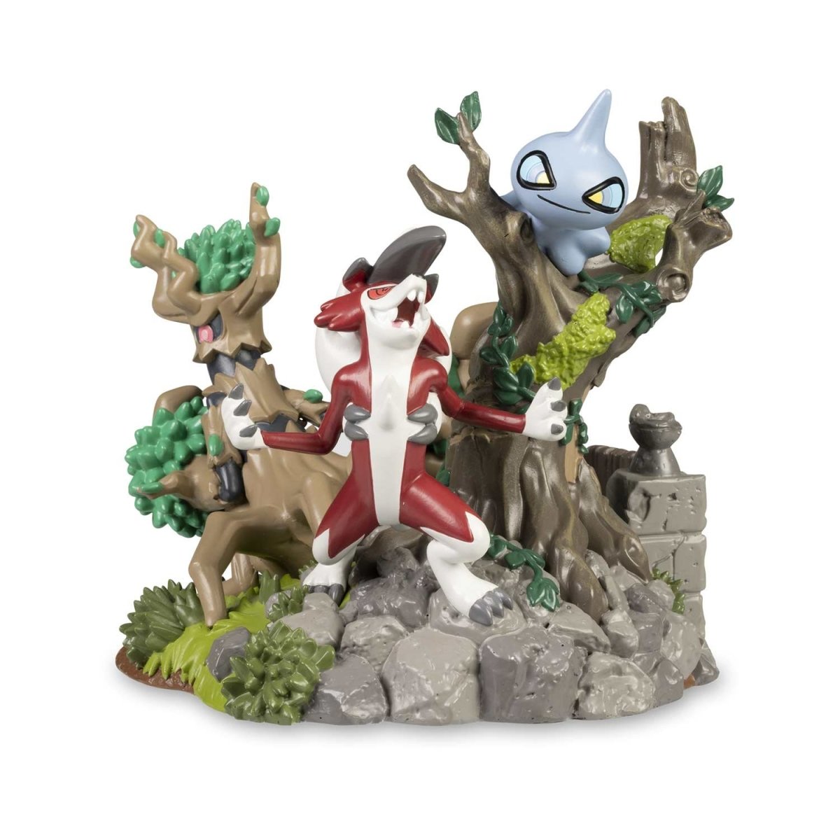 Pokemon Center Estatua Lycanroc Howling