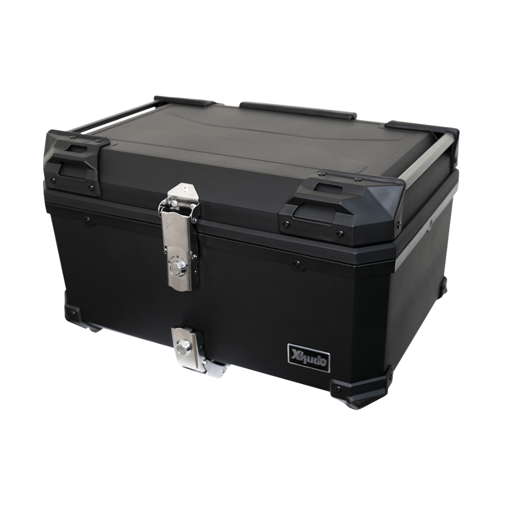 Cajuela de Plastico de 60L de Capacidad y Respaldar para Moto XKUDO