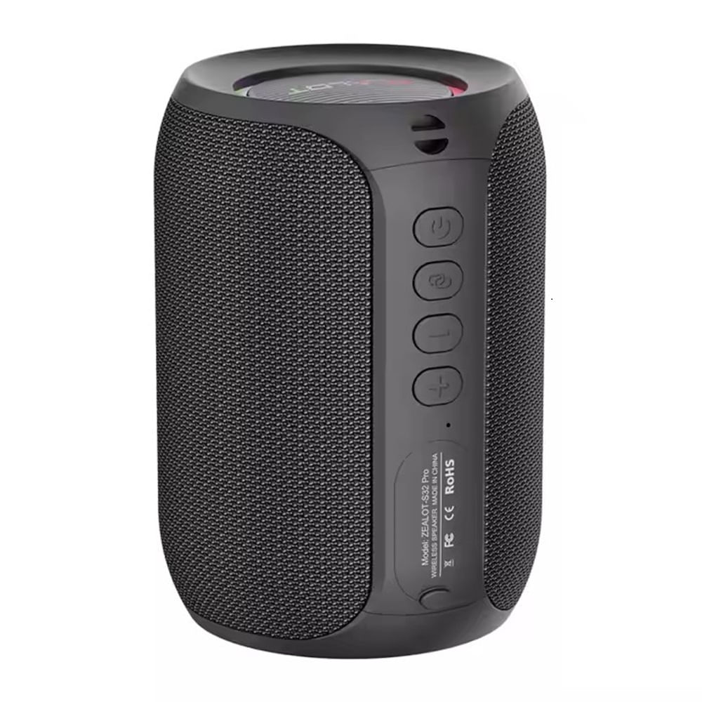 Parlante Inalámbrico Zealot S32-Pro Resistente al agua 15W Negro
