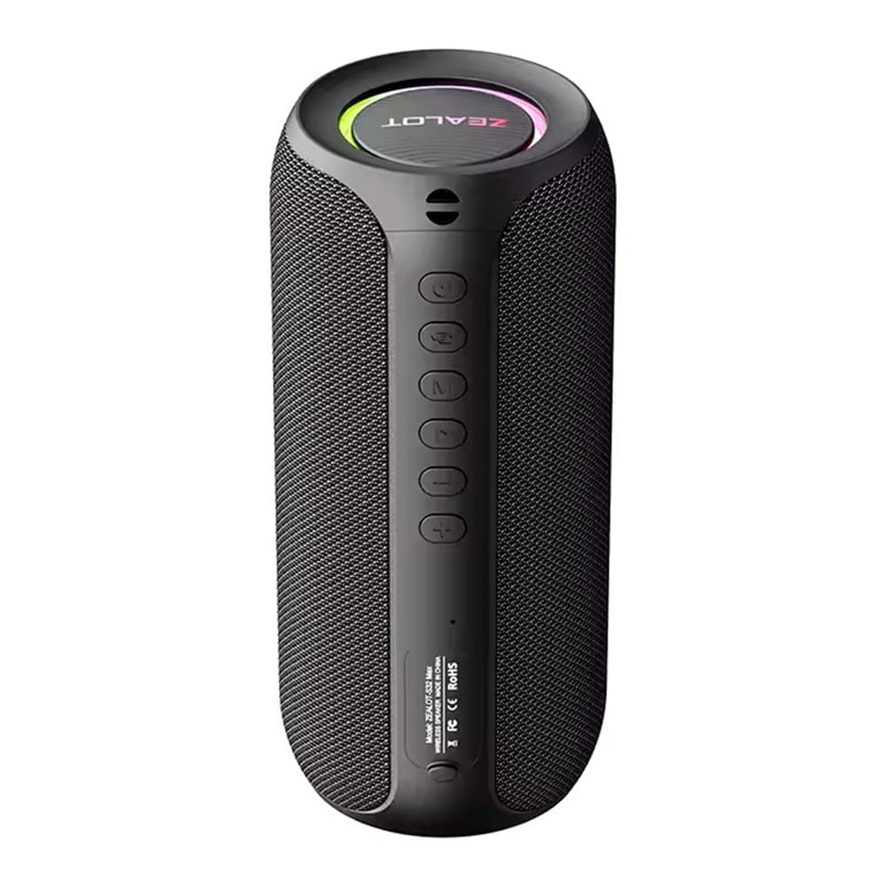 Parlante Inalámbrico Zealot S32 Max Resistente al Agua 20W Negro