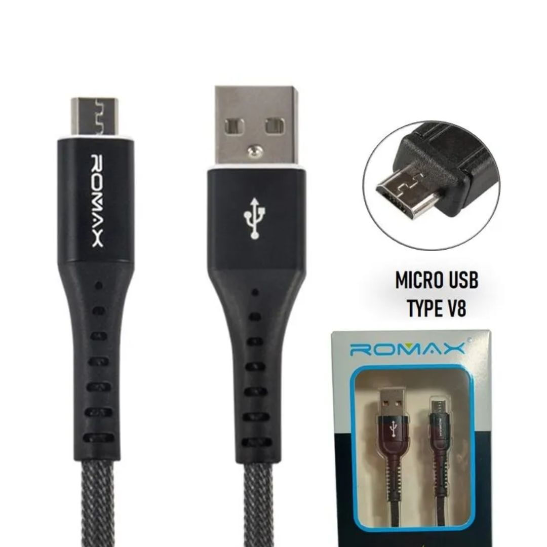Cable Cargador de carga USB V8 carga rápido