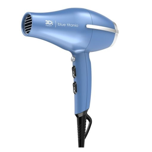 Secador GA.MA Blue Titanio 3D Therapy Anti-Frizz – BECHD0000002901 - Motor AC/2300Watts !OFERTON!