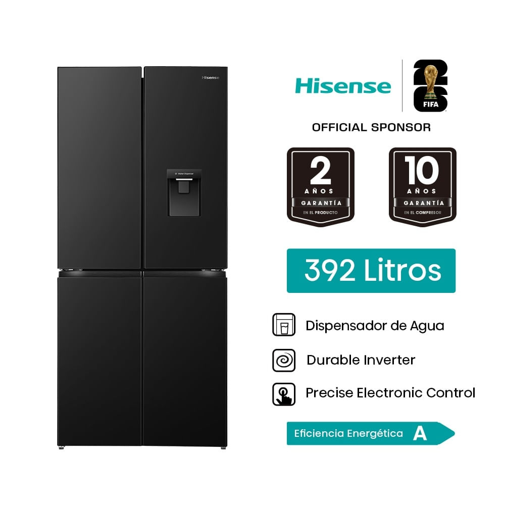 Refrigeradora Hisense 392LT RQ3P431NMBA