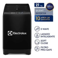 Lavadora Inverter Electrolux 21KG EWIJ21F2XSYB Negro