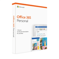 PC MICROSOFT PROGRAMA OFFICE 365 PERSONAL 32/64 BITS - 1 USUARIO