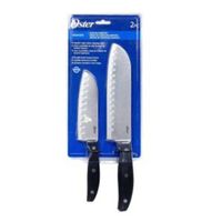 Set 2 Cuchillos Oster® 2Pzs Santoku Acero Inoxidable 75680 02 - !OFERTON!