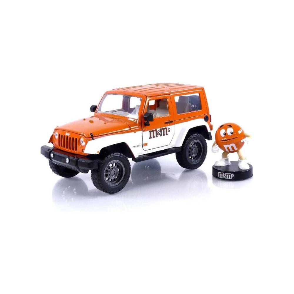 Jada MMs 1 24 Jeep Wrangler Die cast 2007 Orange