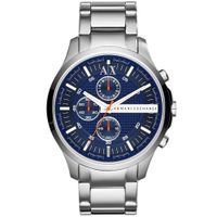 Reloj Armani Exchange Hampton AX2155 Cronómetro Plateado Azul