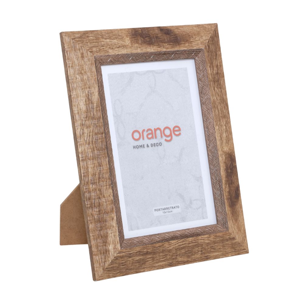 Portarretrato Orange 10x15cm Marrón