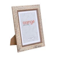 Portarretrato Orange 13x18cm Natural Borde Marrón