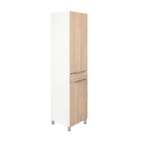 Alacena de cocina Melia 2 puertas 1 cajón Blanco/Rovere Tuhome