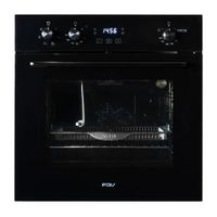 Horno Empotrable a Gas Fdv Black 70L Air Fryer
