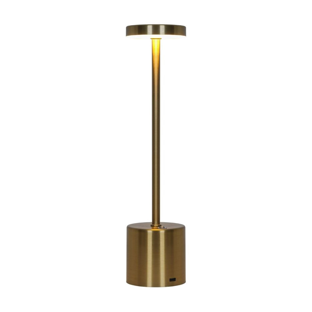 Lampara de Mesa LED Orange Maeve Luz Cálida Dorado