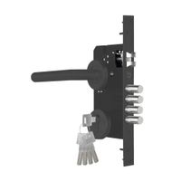 Cerradura Embutir Forte 3g Estándar Negro Mate