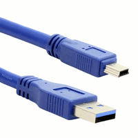 Cable de Extensión USB 3.0 A Macho a Mini USB 10 Pines (5 metros)