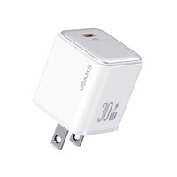 Cargador celular Pared carga rápida USAMS  PD 30W Blanco