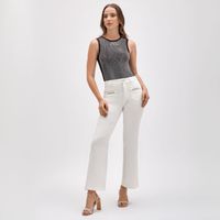 Jean Mujer Symbol Straight Dorado